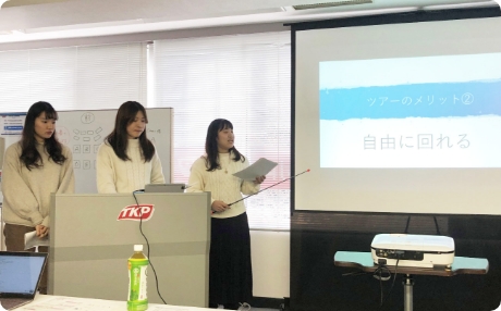 企業へのプレゼンテーション